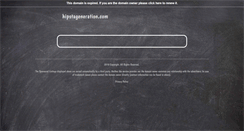 Desktop Screenshot of hipstageneration.com